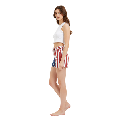 Liberty Fray Denim Shorts