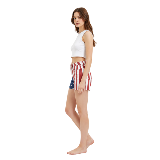 Liberty Fray Denim Shorts