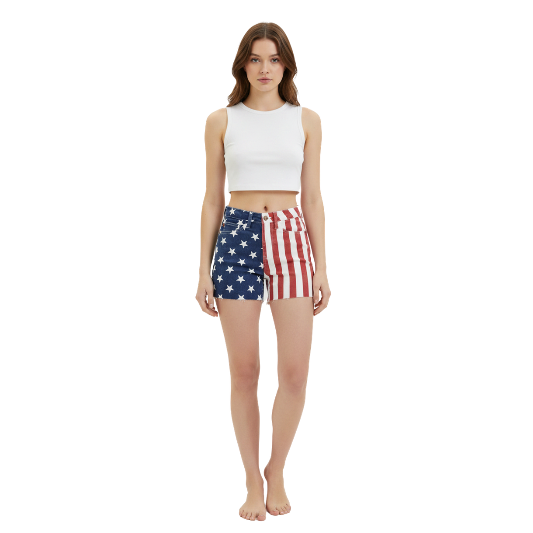 Liberty Fray Denim Shorts
