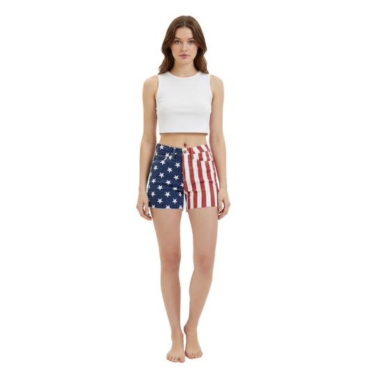 Liberty Fray Denim Shorts