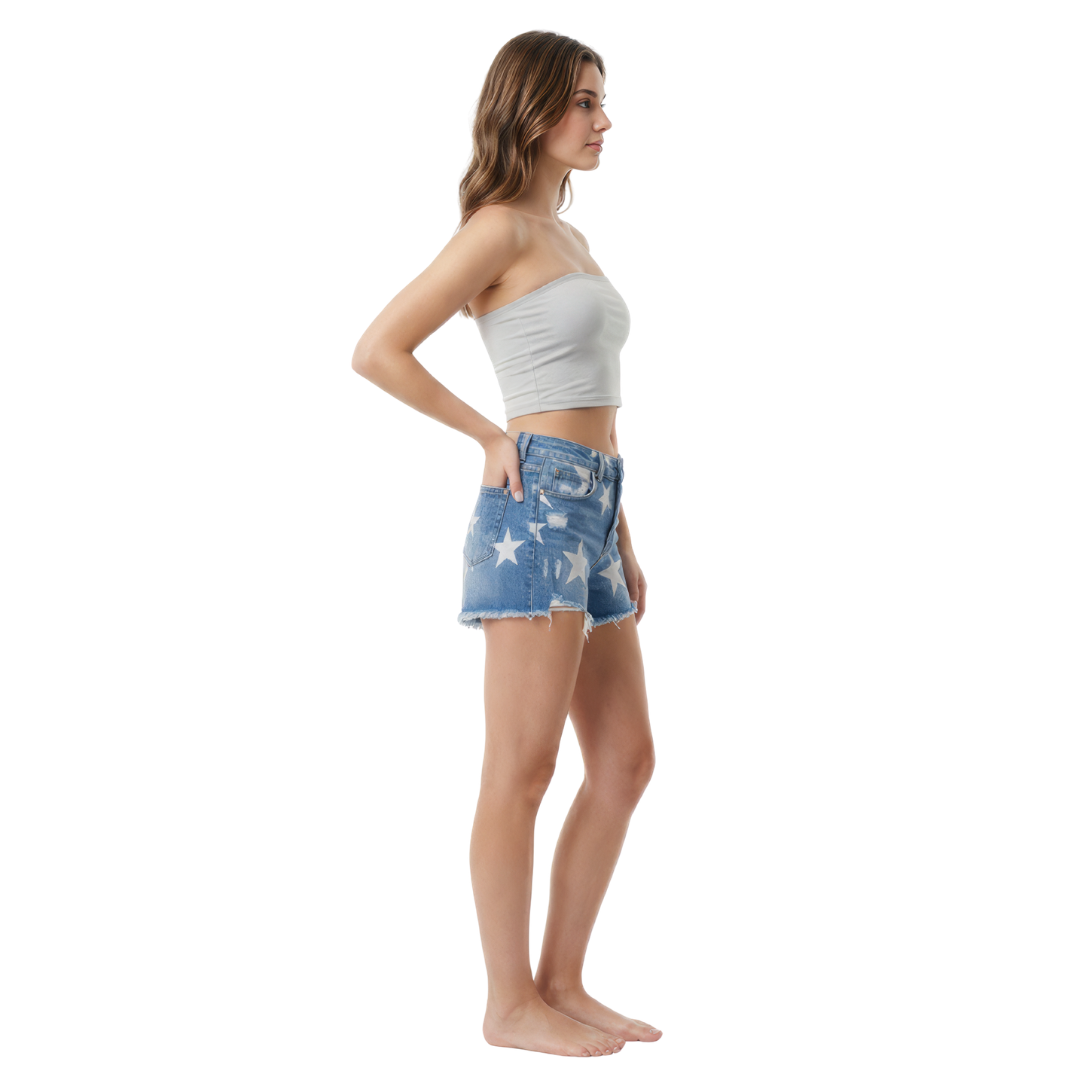 Starline Distressed Denim Shorts