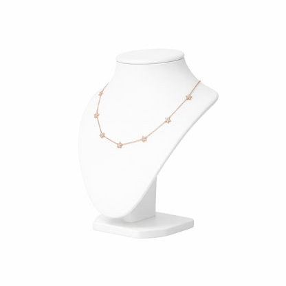 CZ Star Choker Necklace