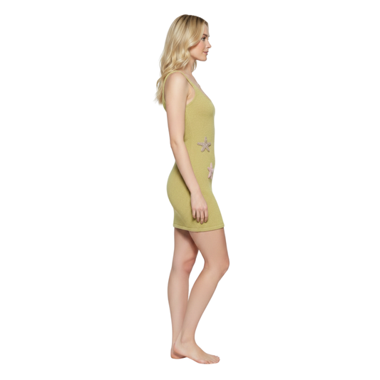 Star Patch Mini Dress