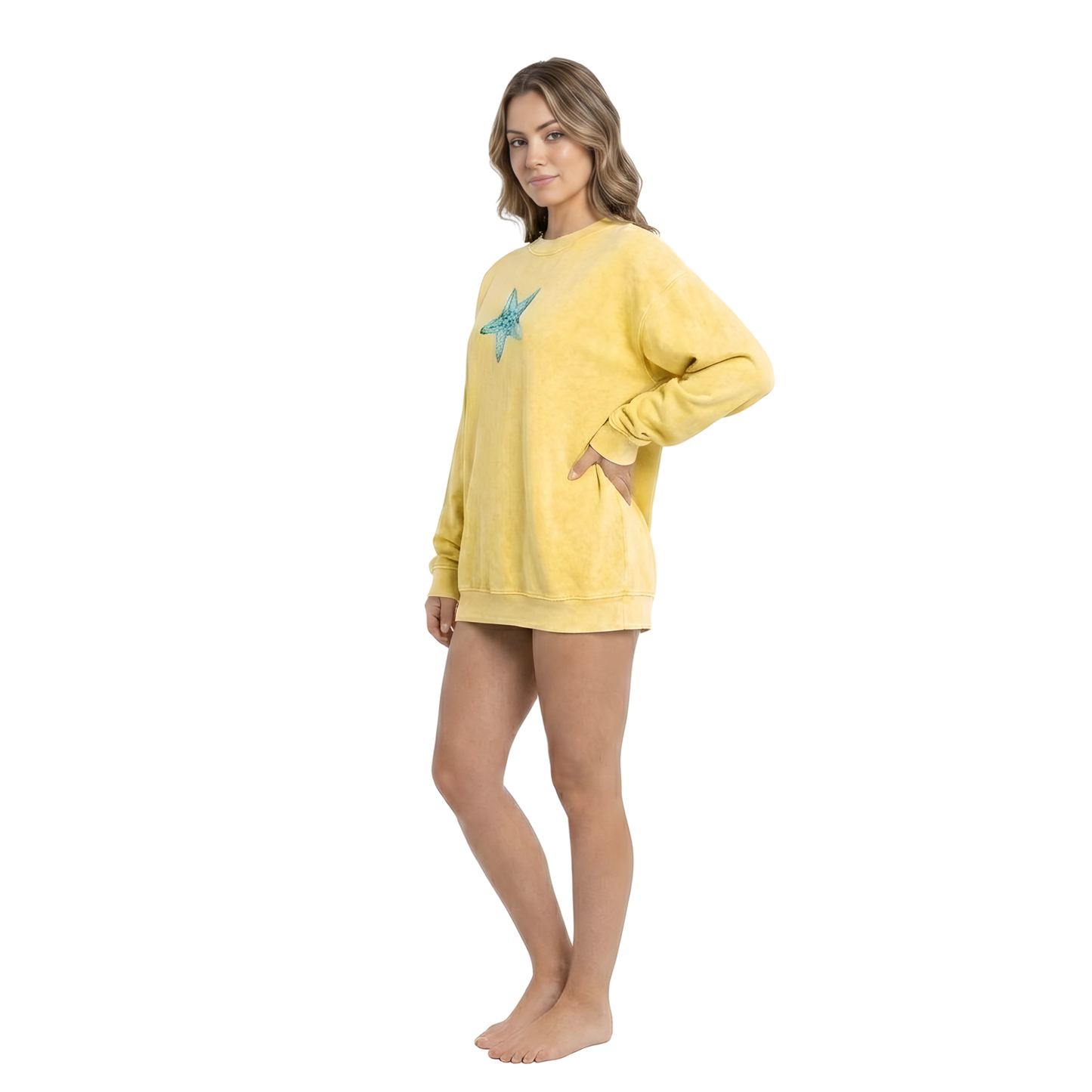 Coastal Starfish Mineral Sweatshirt