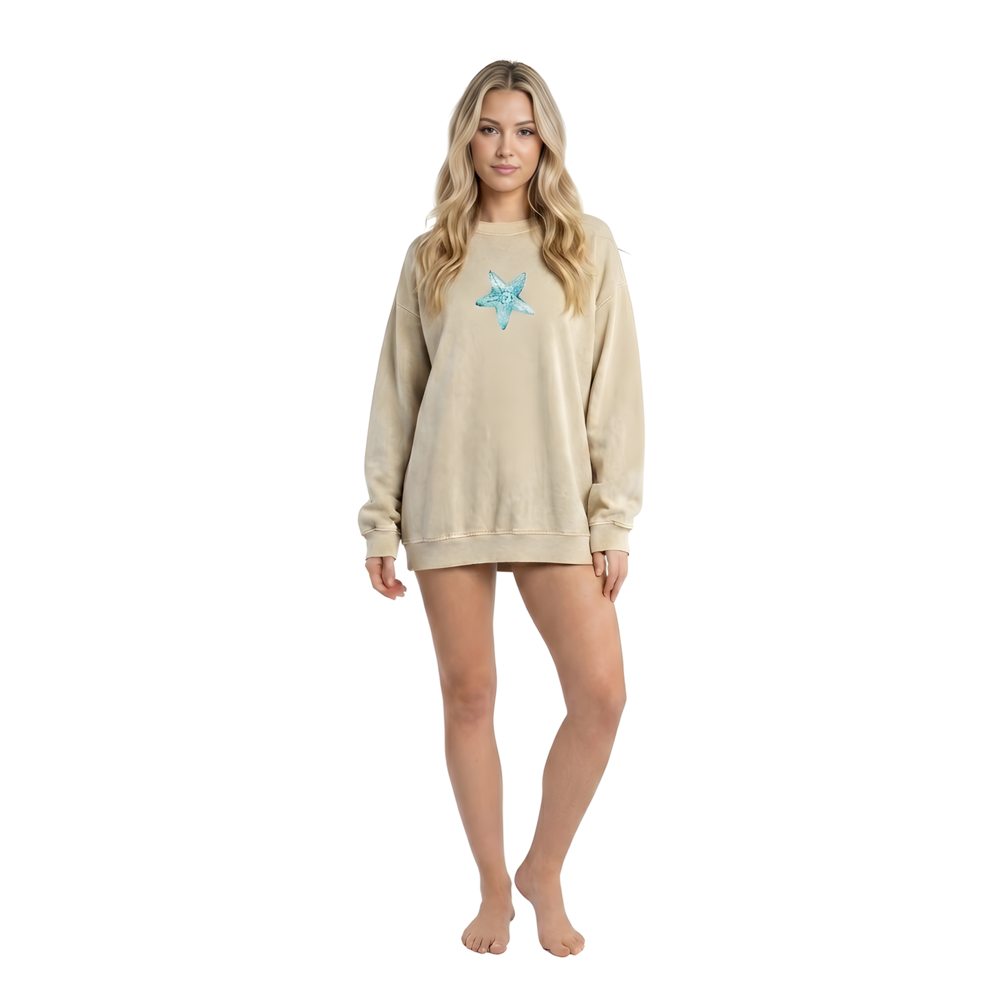 Coastal Starfish Mineral Sweatshirt