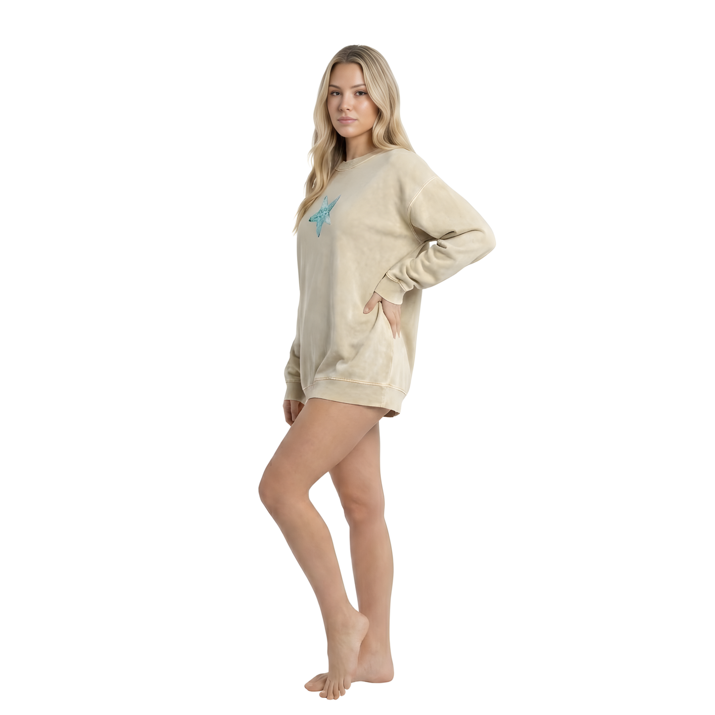 Coastal Starfish Mineral Sweatshirt