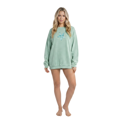 Coastal Starfish Mineral Sweatshirt