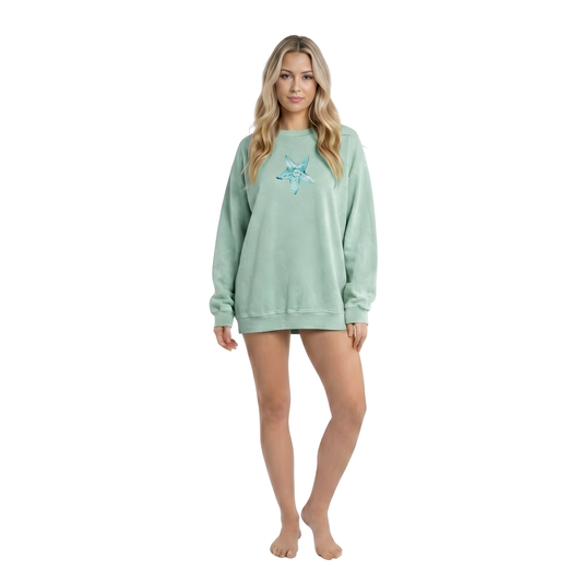 Coastal Starfish Mineral Sweatshirt