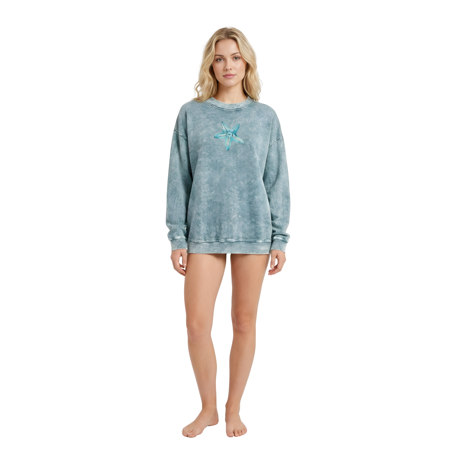 Coastal Starfish Mineral Sweatshirt