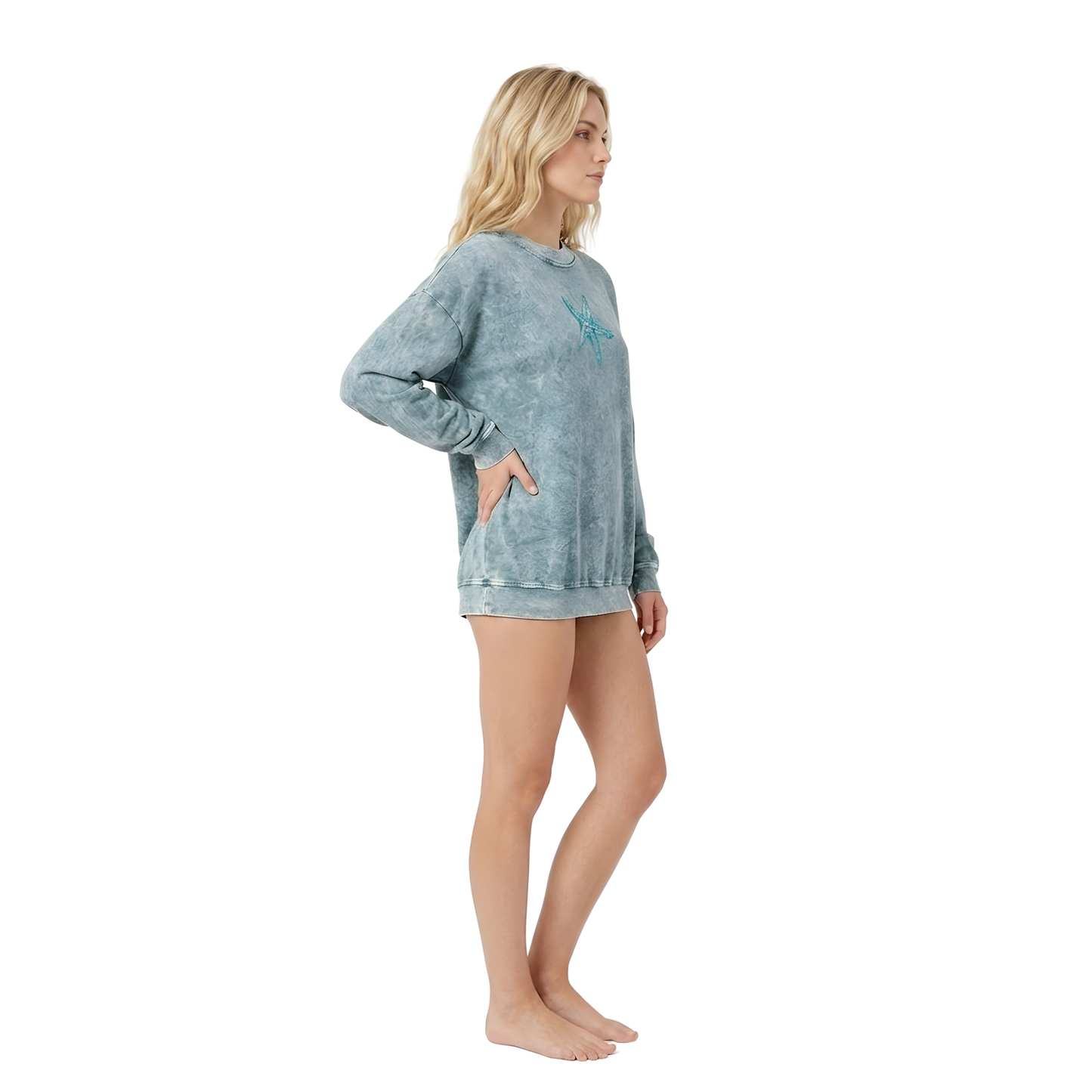 Coastal Starfish Mineral Sweatshirt
