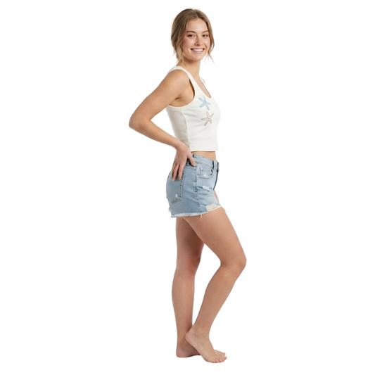 Rhinestone Starfish Tank Top