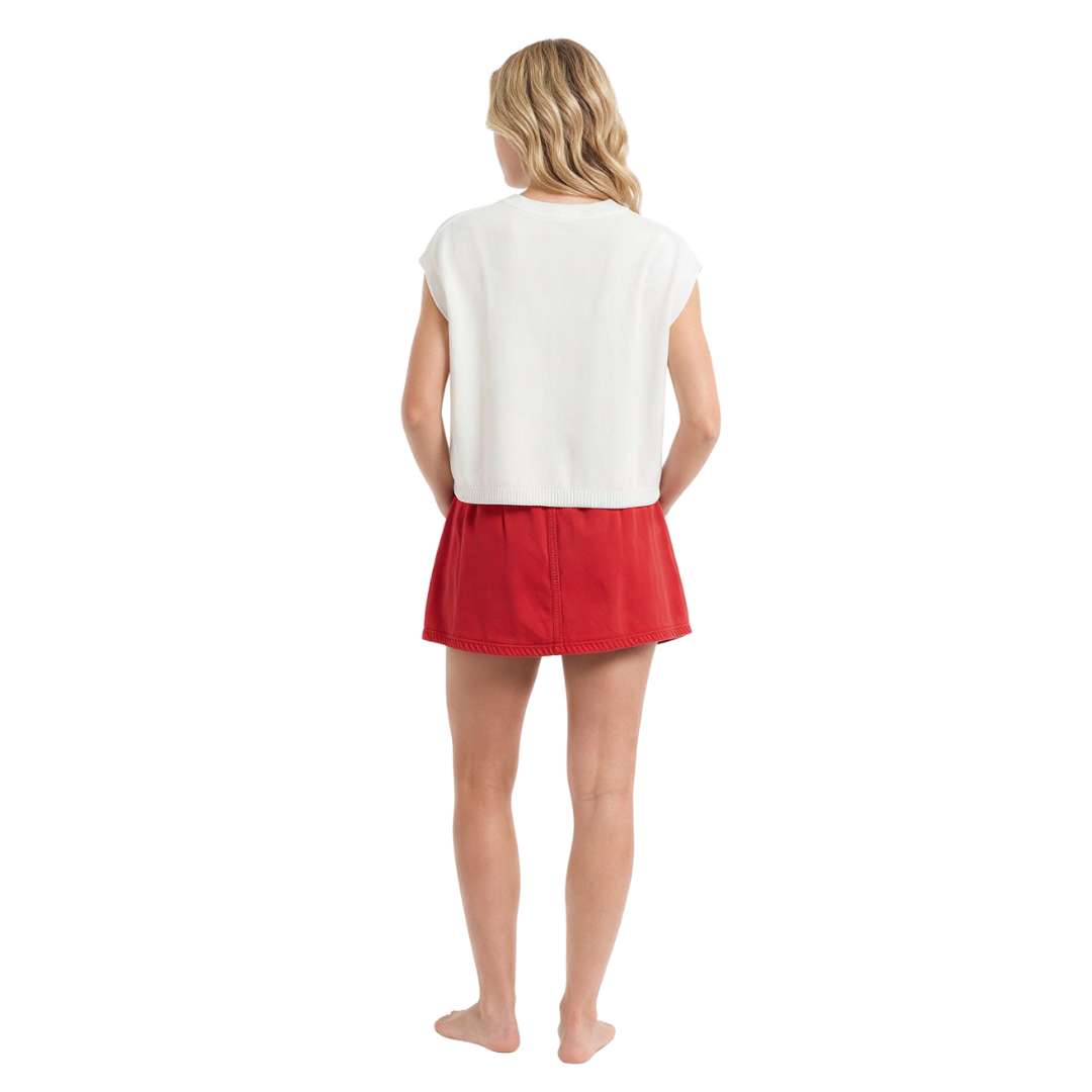 Flag Knit Crop Top