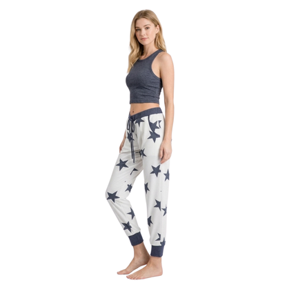 Star Drawstring Pants