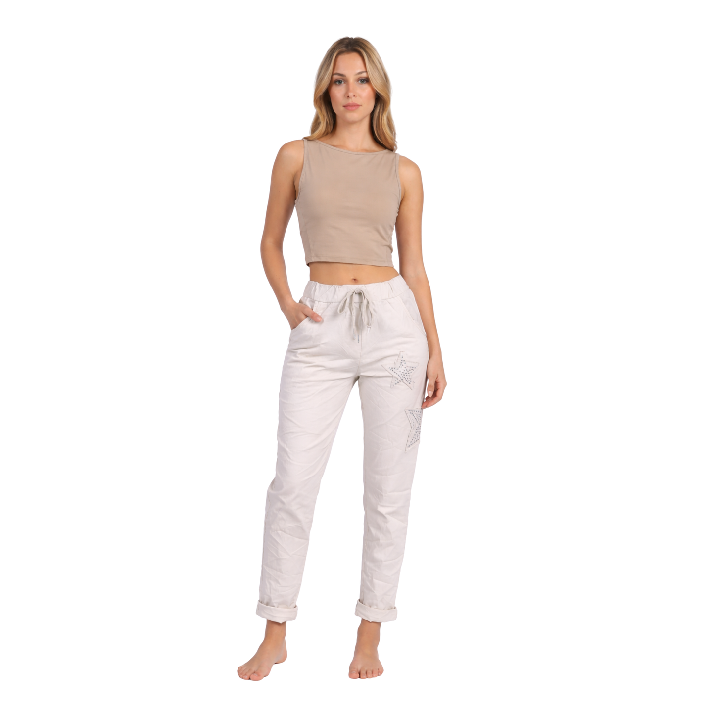 Stella Rhinestone Pants