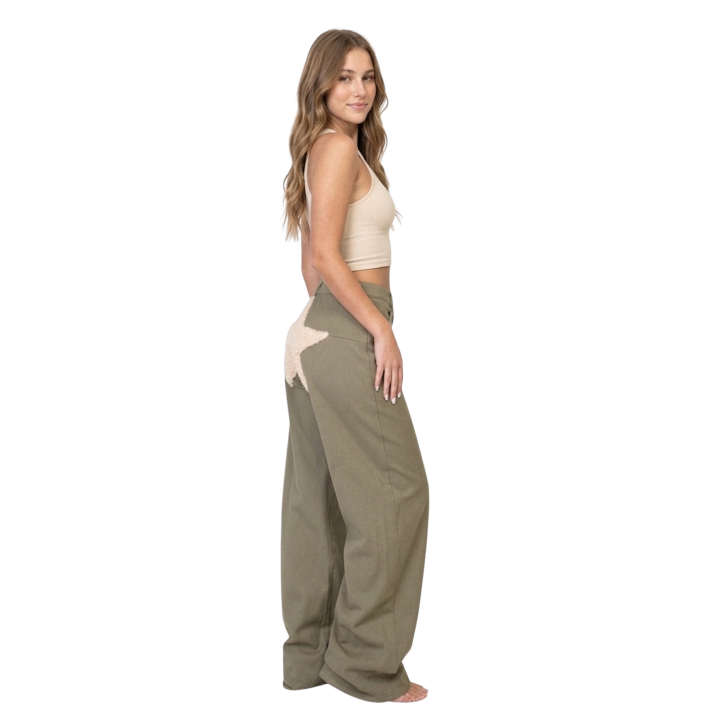 Oversized Star Wide Leg Pants