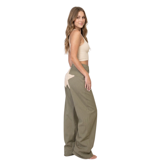 Oversized Star Wide Leg Pants