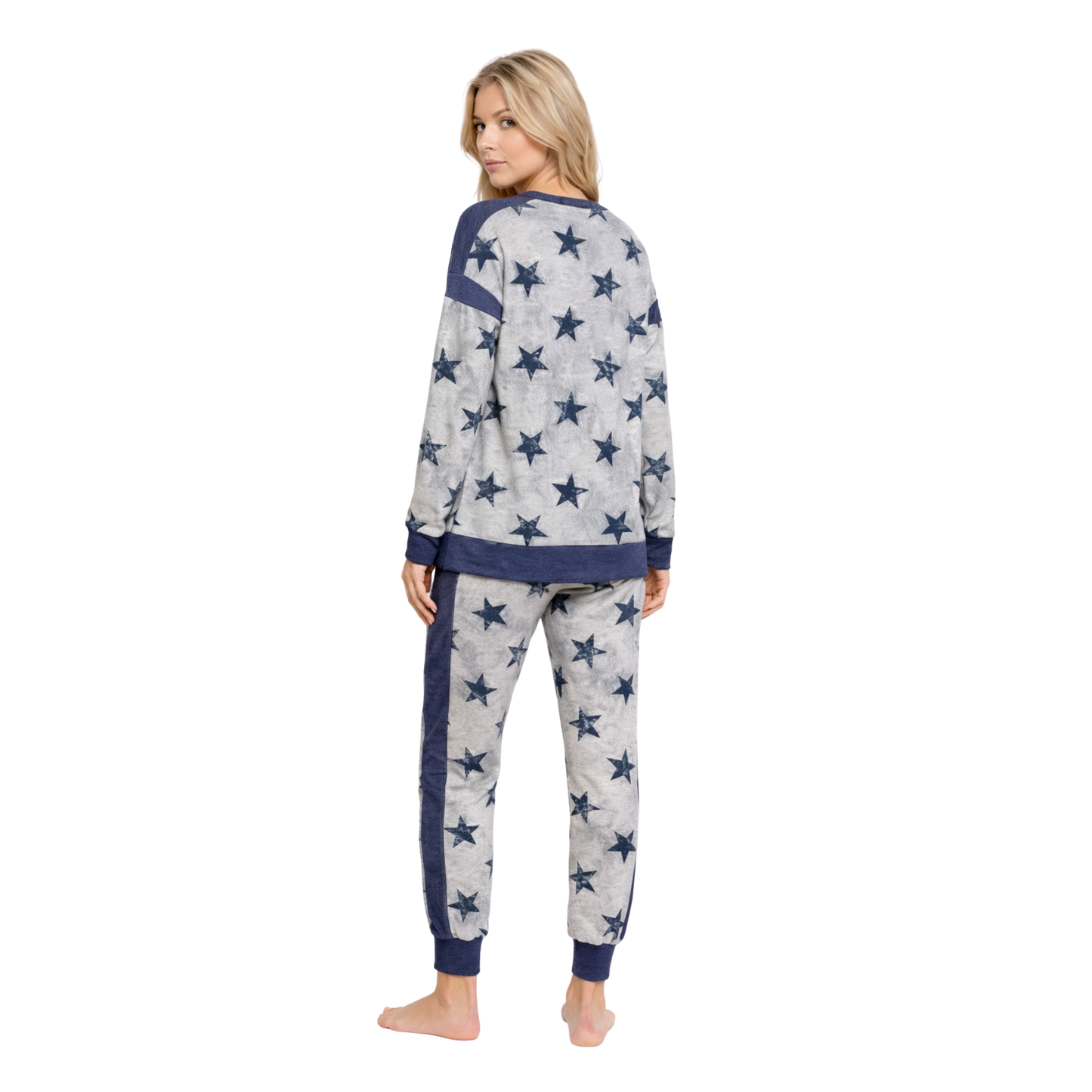 Star Print Lounge Set