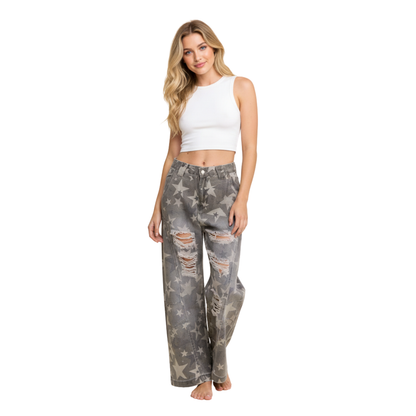 Mineral Star Distressed Jeans