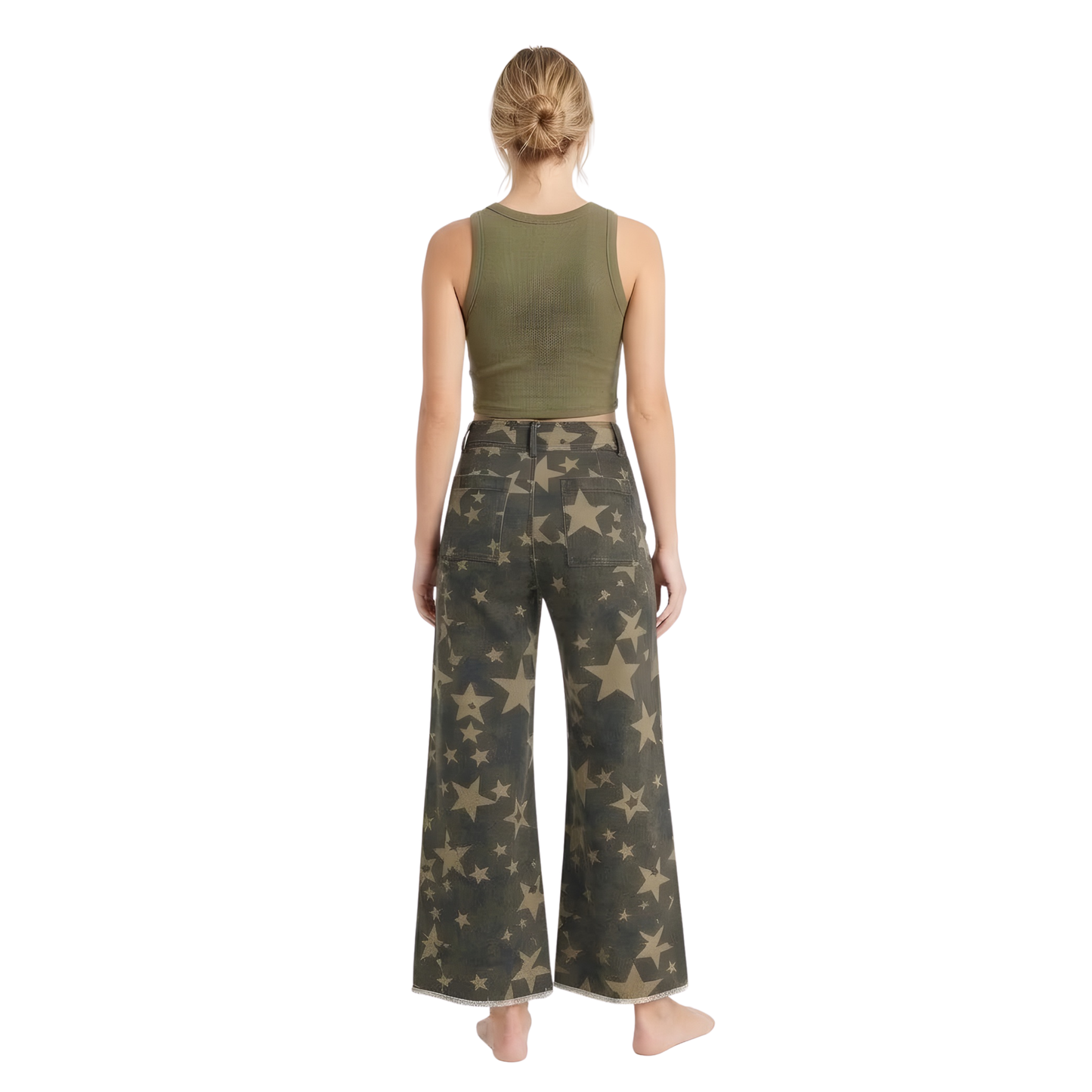 Celestial Star Wide-Leg Trousers
