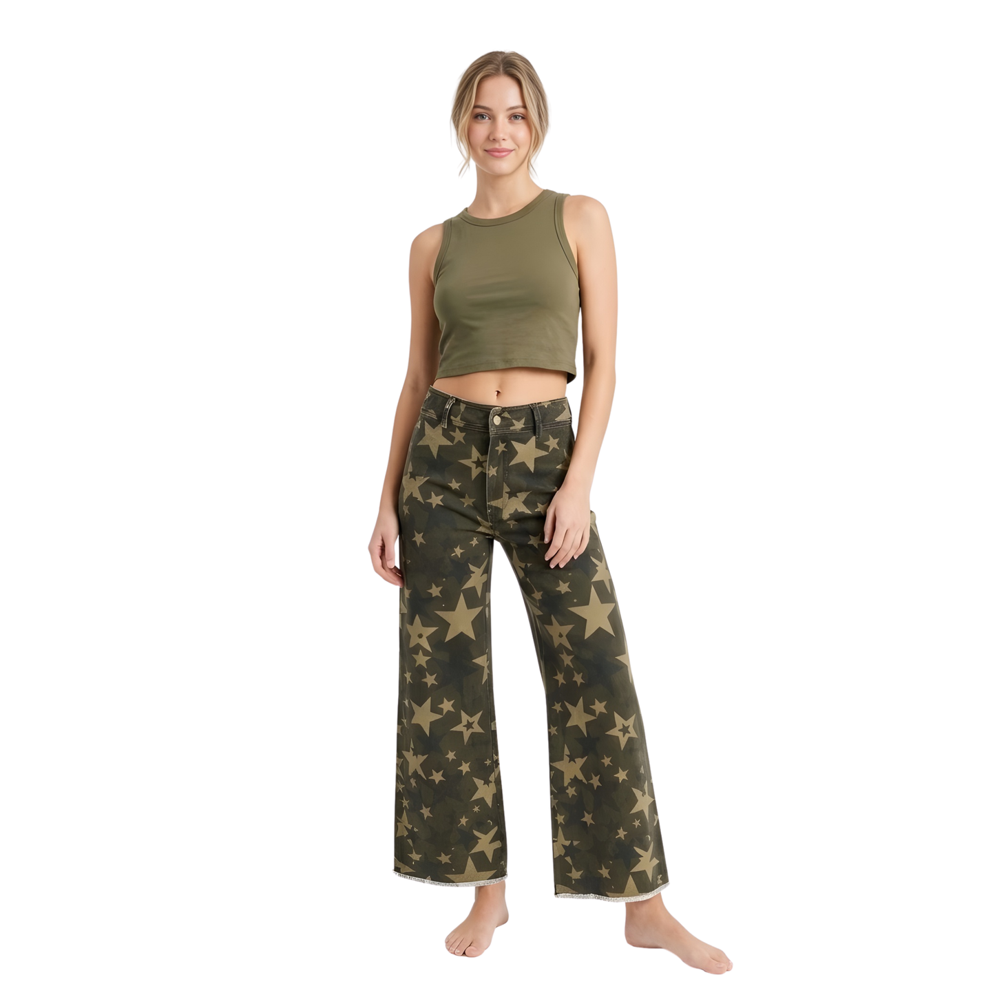 Celestial Star Wide-Leg Trousers