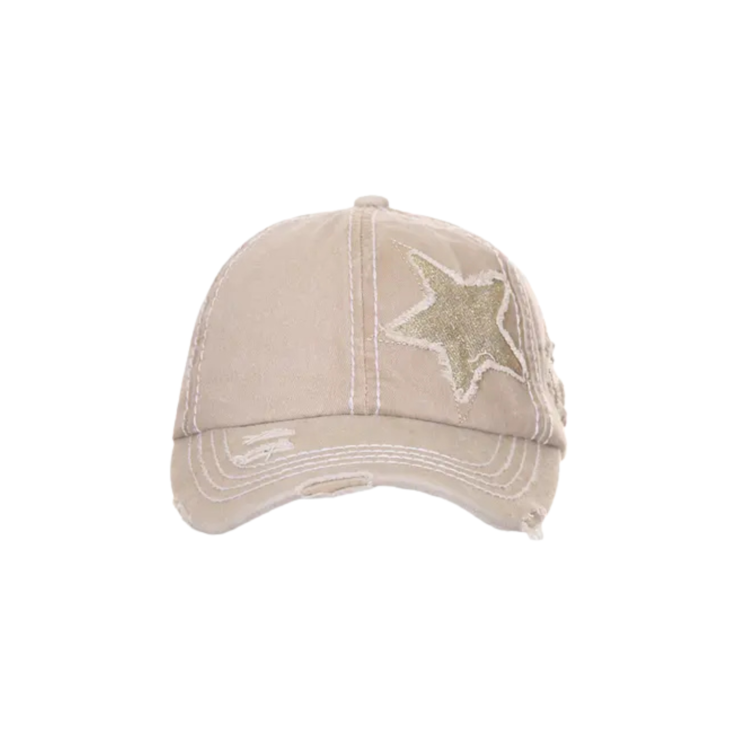 Vintage Glitter Star Cap