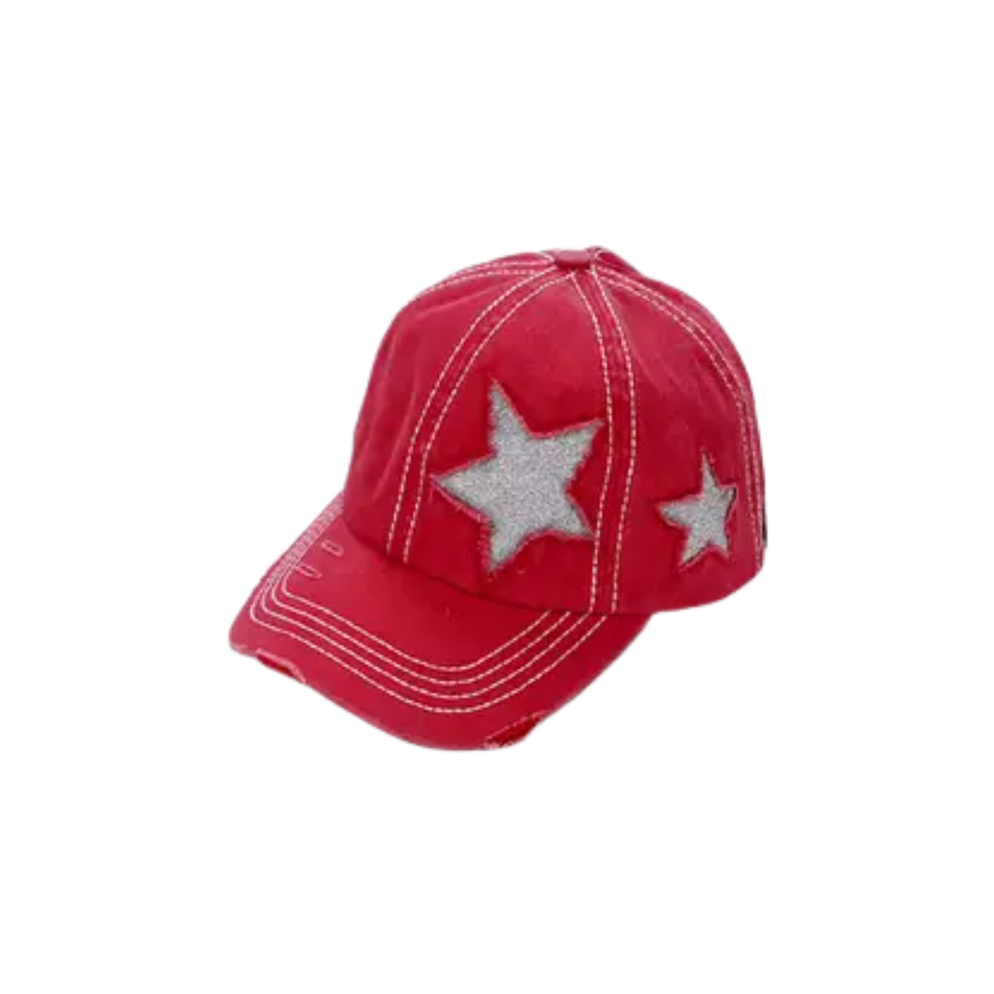Vintage Glitter Star Cap