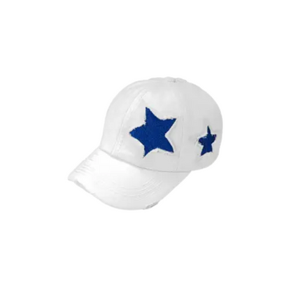 Vintage Glitter Star Cap
