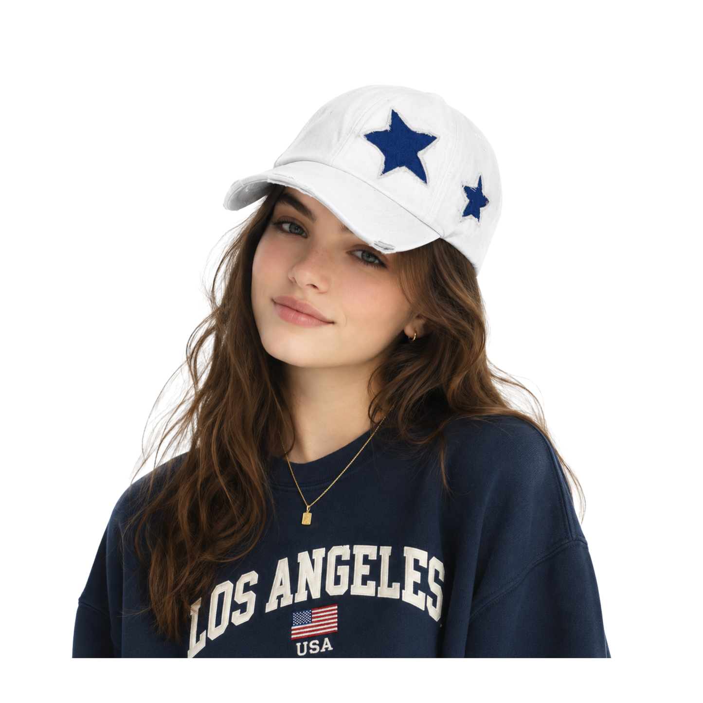 Vintage Glitter Star Cap