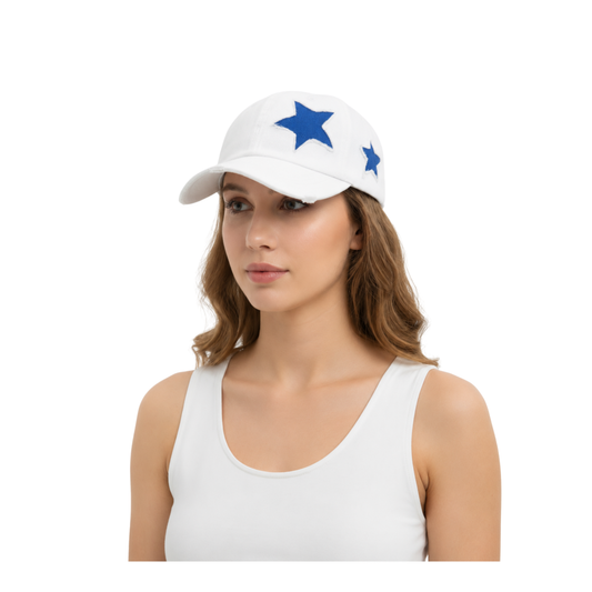 Vintage Glitter Star Cap