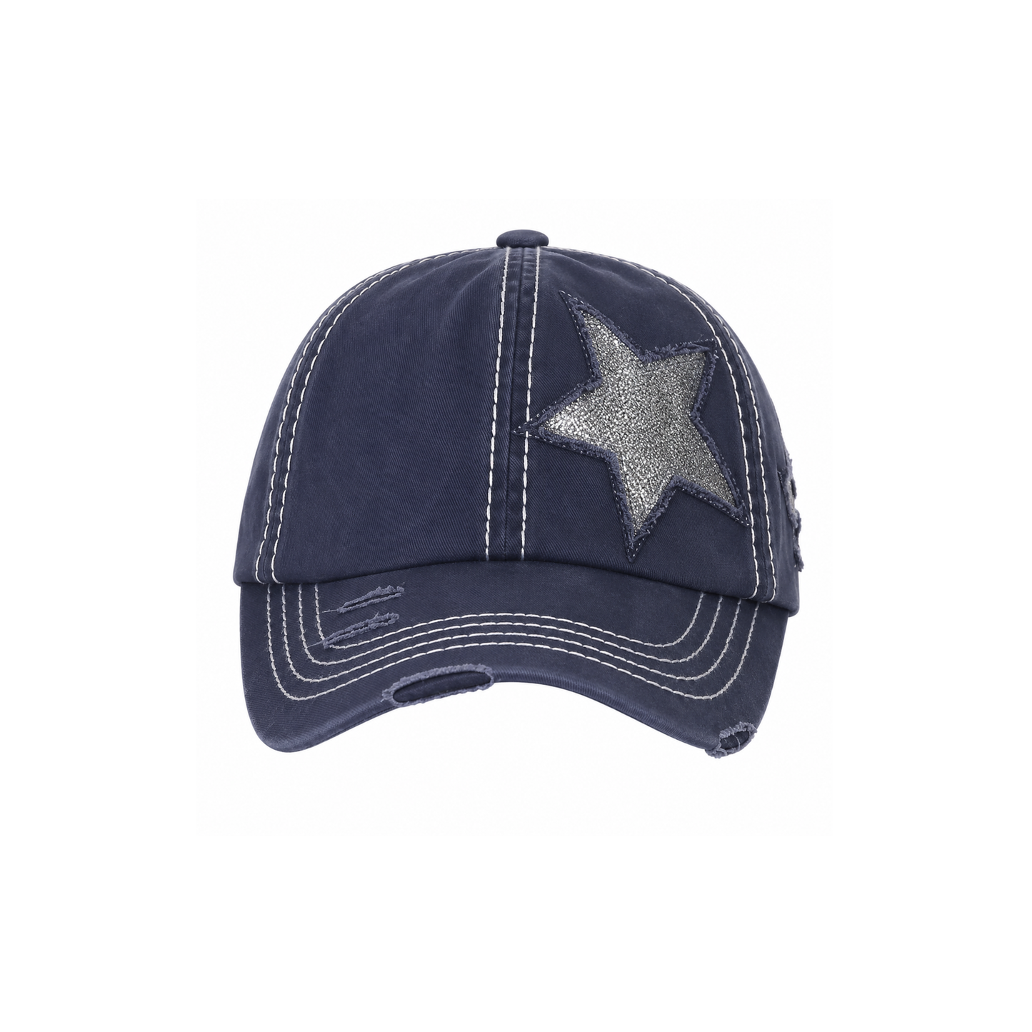 Vintage Glitter Star Cap
