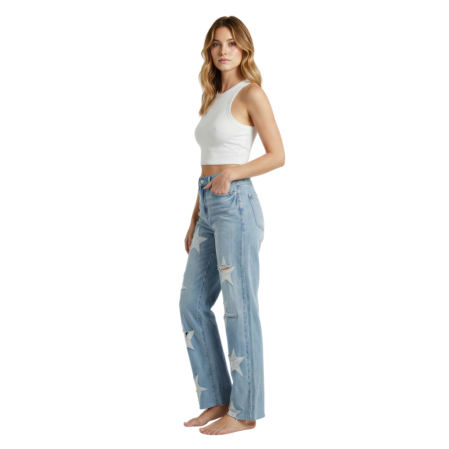 Magic Star Straight Jeans